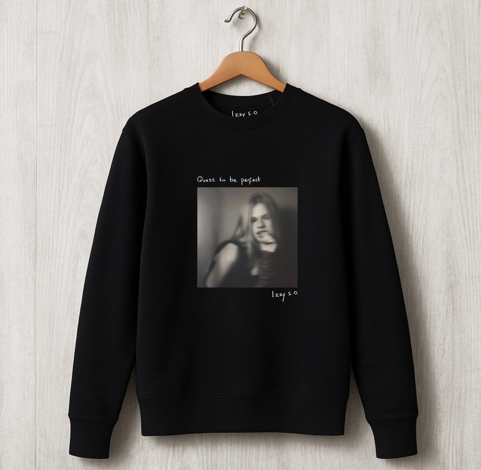 'Quest to be perfect' Oversized Sweatshirt